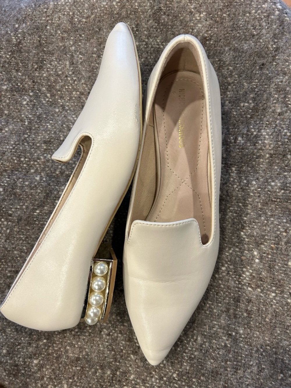 Nicholas Kirkwood Leather & Pearl Flats - Picture 5 of 8